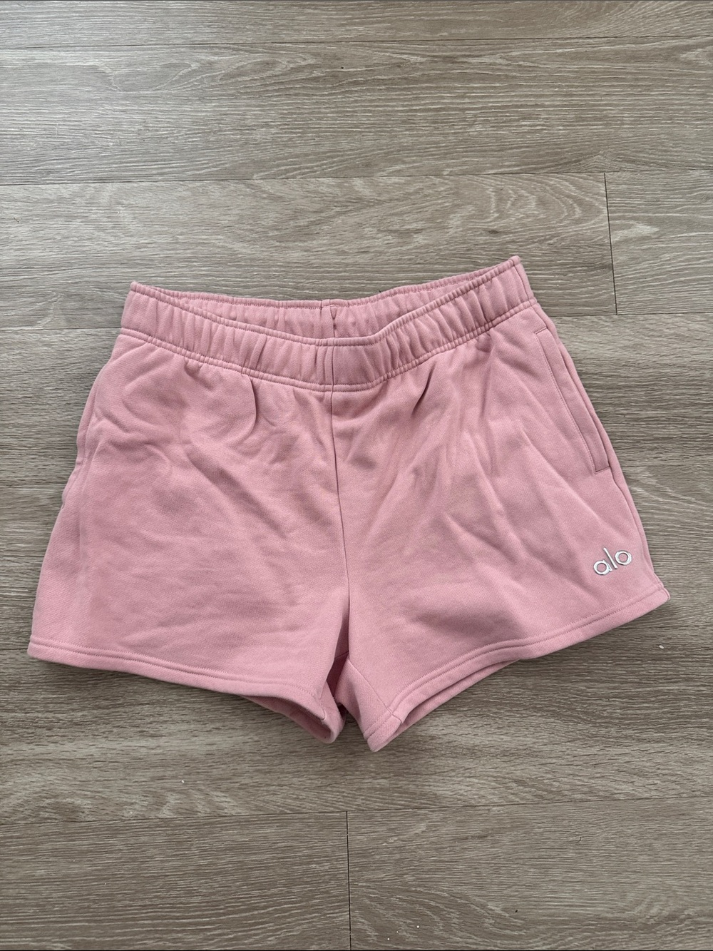ALO Yoga Pink Athletic Lounge Shorts